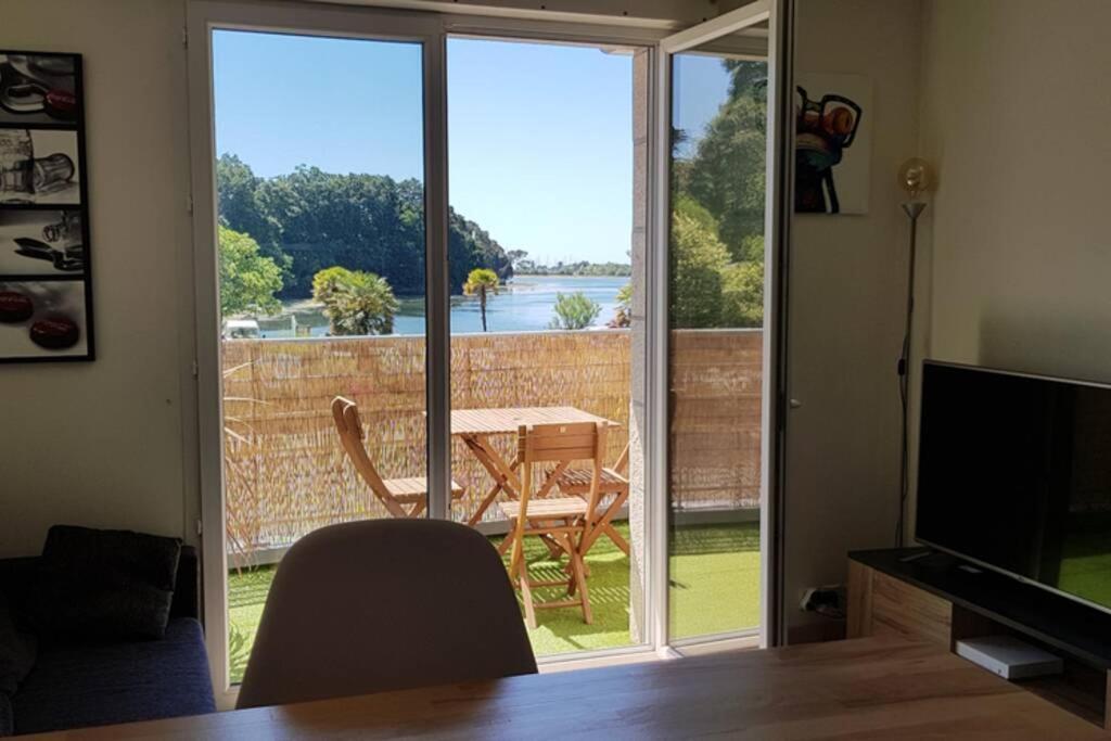 Bel appartement la Forêt-Fouesnant vue sur la baie La Forêt-Fouesnant Exterior foto